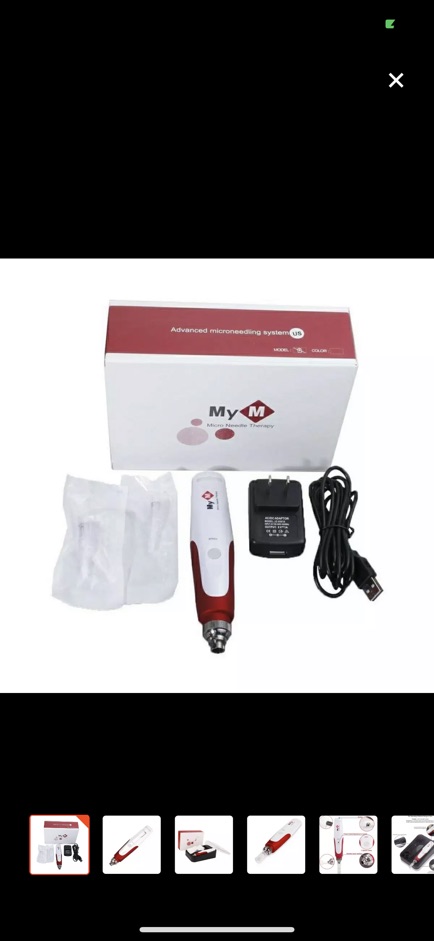 dermapen-mym-dr-pen-microneedles-derma-pen-with-10pcs-12pin-cartridge-ประกัน-1ปี-มีปัญหาเปลี่ยนใหม่ฟรี-มีหัว10ชิ้น