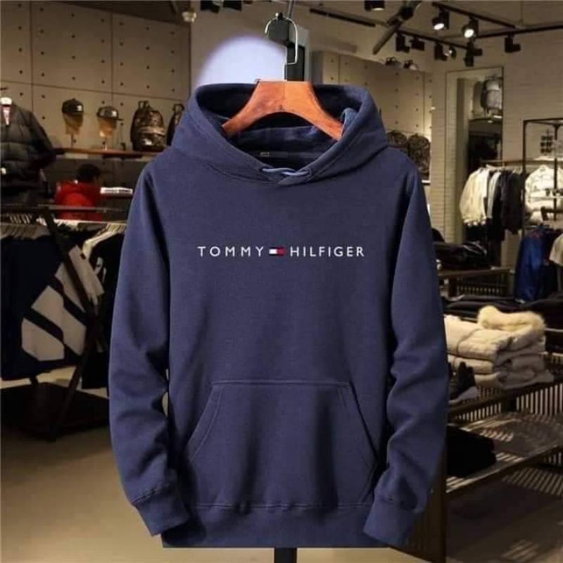 เสื้อแขนยาว-tommy-สีกรม-หญิงหรือชายใส่ก็ได้-เท่ห์-พร้อมส่งในไทย