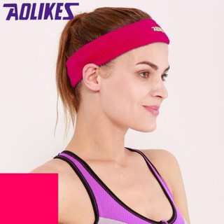 AOLIKES Head sweat สายรัดหัว ผ้าคาดหัว ผ้าคาดผม ที่รัดผม ที่รัดหัวเนื่อผ้านุ่ม ใส่สบาย T0484