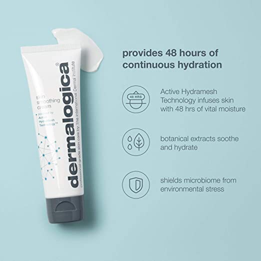 dermalogica-skin-smoothing-cream-15ml-travel-size-สกิน-สมูตติ้ง-ครีม-มอยเจอร์ไรเซอร์-ครีมบำรุง-สำหรับผิวผสม-มัน