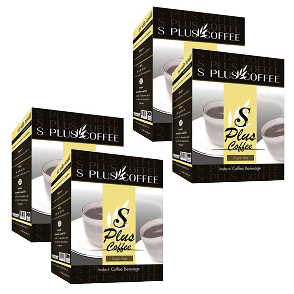 ภาพหน้าปกสินค้าS Plus Coffee PGP กาแฟเอสพลัส (4 กล่อง )