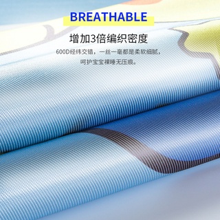 【บลูไดมอนด์】Baby Pillow Ice Silk Summer Cool Sweat-Absorbent Breathable1-3-6Baby Newborn Baby Child Pillow Kindergarten