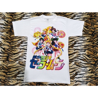 เสื้อยืดผ้าฝ้ายพิมพ์ลายขายดี เสื้อ SAILOR MOON เสื้อลายการ์ตูน การ์ตูนญี่ปุ่น เซเลอร์มูน เสื้อสวยๆ