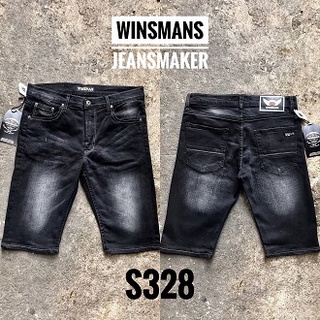ภาพขนาดย่อของสินค้ากางเกงยีนส์ ยีนส์ขาสั้น กางเกงยีนส์ขาสั้น ทรงเดฟ ผ้ายืด Skinny Winsman สียีนส์ มิดไนท์ ยีนส์ น้ำเงิน เป้าซิป Size.28-42