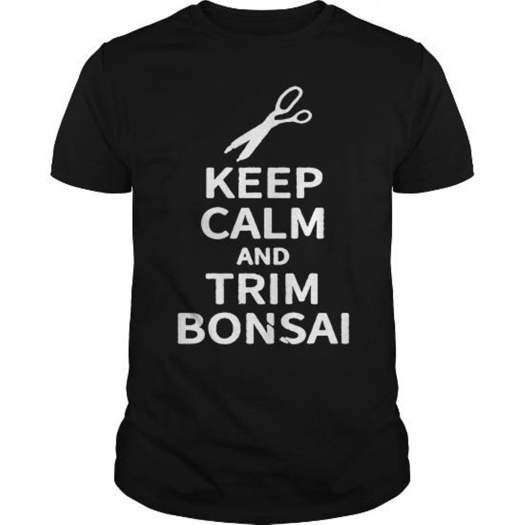 เสื้อยืดวินเทจgildan-เสื้อยืด-พิมพ์ลาย-like-keep-calm-and-trim-bonsai1-สําหรับผู้ชาย-และผู้หญิงs-5xl