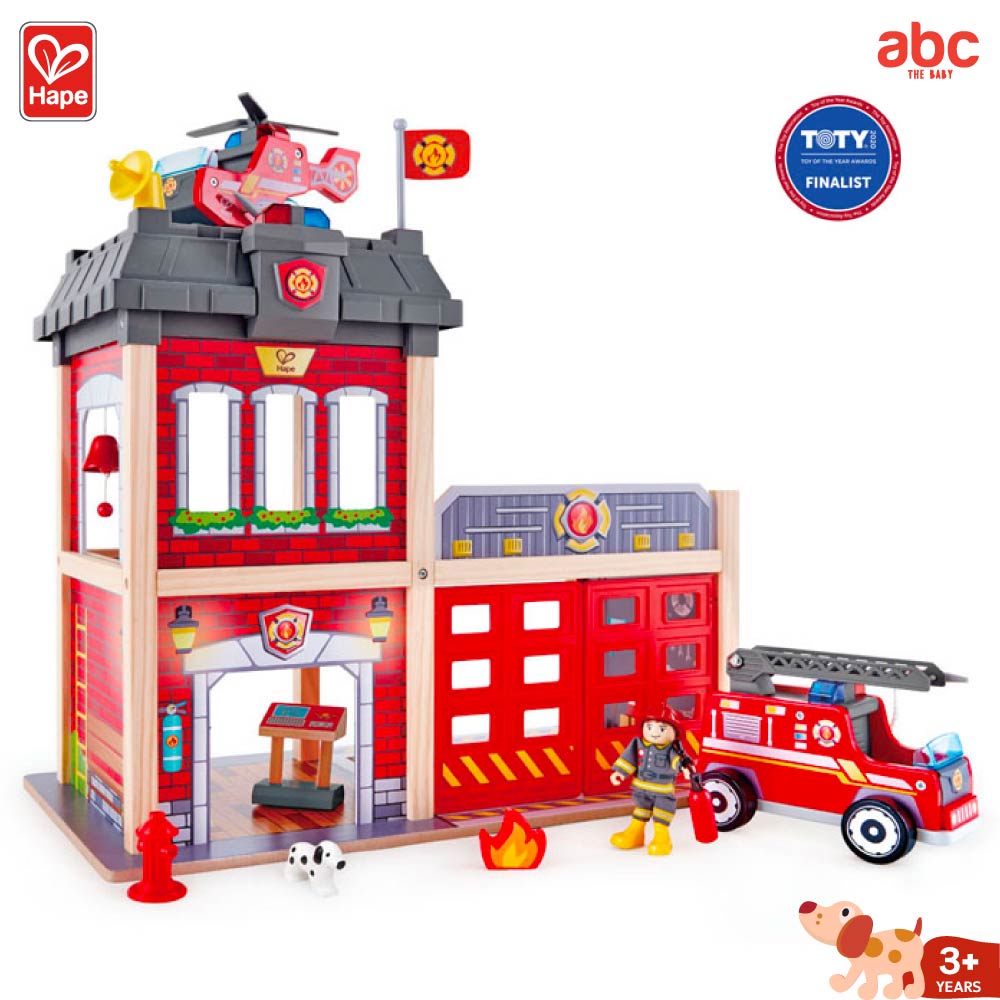 hape-ของเล่นไม้-สถานีดับเพลิงซิตี้-city-fire-station-ของเล่นเสริมพัฒนาการ-3-ขวบ-ขึ้นไป