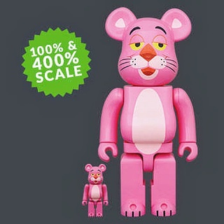 Bearbrick Pink Panter 400% &amp; 100%