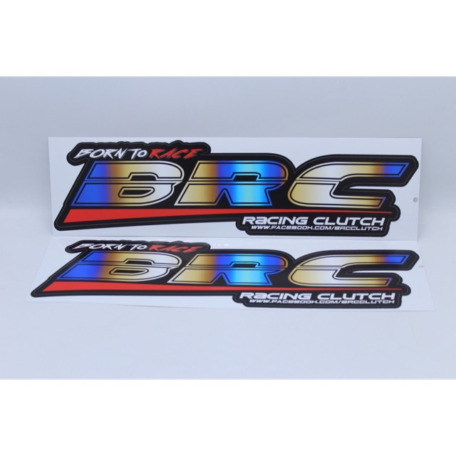 สติ๊กเกอร์ BRC ลายไทเทเนียม | Shopee Thailand