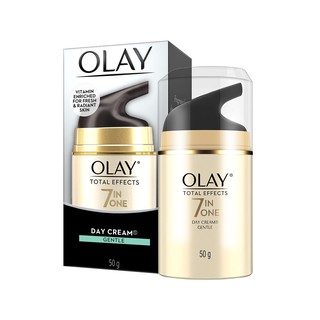 Olay Total Effects 7 in One Day Cream Gentle โอเลย์ โททัล เอฟเฟ็คส์ 7in1 เดย์ครีม สำหรับผิวแพ้ง่าย 50 กรัม