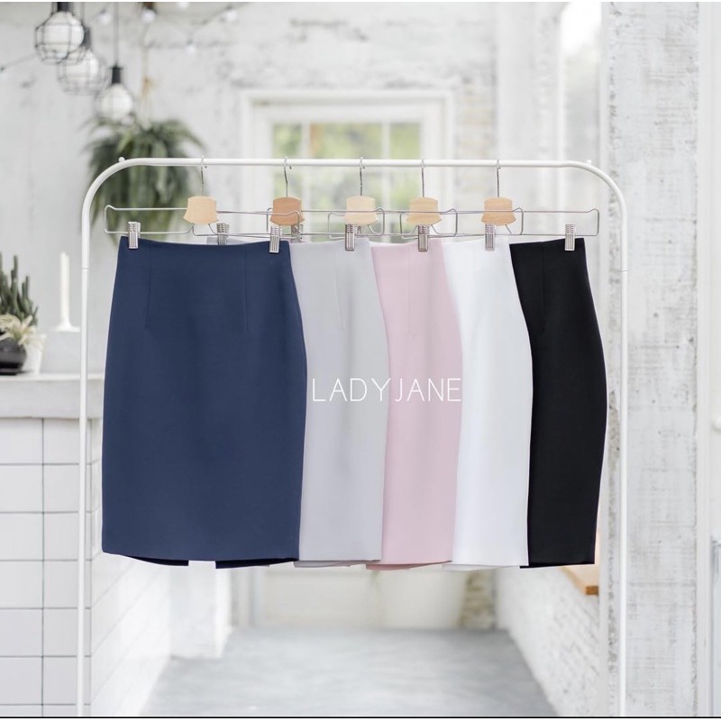 lj090-ladyjane-luna-skirt-สีขาว-size-s