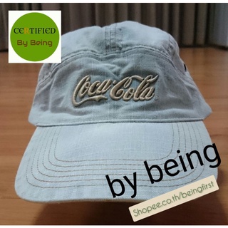 หมวกแก๊ปผ้ายีนส์ COCA-COLA (Coke) , Underlicensed COCA-COLA DENIM CAP