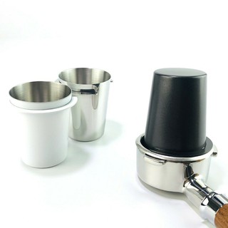 ถ้วยโดส กระบอกโดส สแตนเลส ถ้วยโดส stainless dose cup กระบอกโดส อุปกรณ์รับกาแฟจากเครื่องบด ช่วยโดสกาแฟ