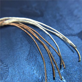ภาพขนาดย่อของภาพหน้าปกสินค้า8 เส้น สีเงิน-ทองแดง สายหูฟัง 7N Single Crystal Copper 200 Cores จากร้าน codyaudio บน Shopee
