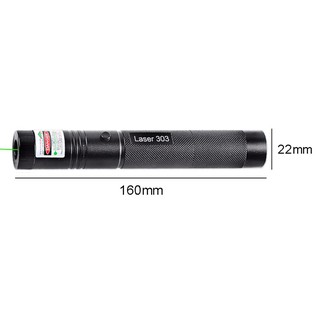 ภาพขนาดย่อของภาพหน้าปกสินค้าLaser303 เลเซอร์แสงสีเขียว Green Laser Pointer เลเซอร์แรงสูงรุ่น 303 ลำแสงสีเขียว ตัวใหญ่ (Green laser) จากร้าน chaiya2626 บน Shopee ภาพที่ 7