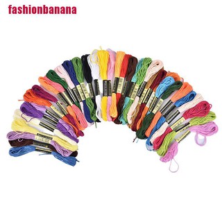 [fashionbanana] ด้ายผ้าฝ้าย หลากสี สําหรับเย็บปักถักร้อย ปักครอสติส DIY 36 ชิ้น