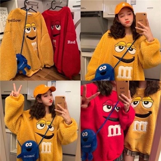 เสื้อหนาว M&amp;M ขนปุกปุย น่ารักมาก