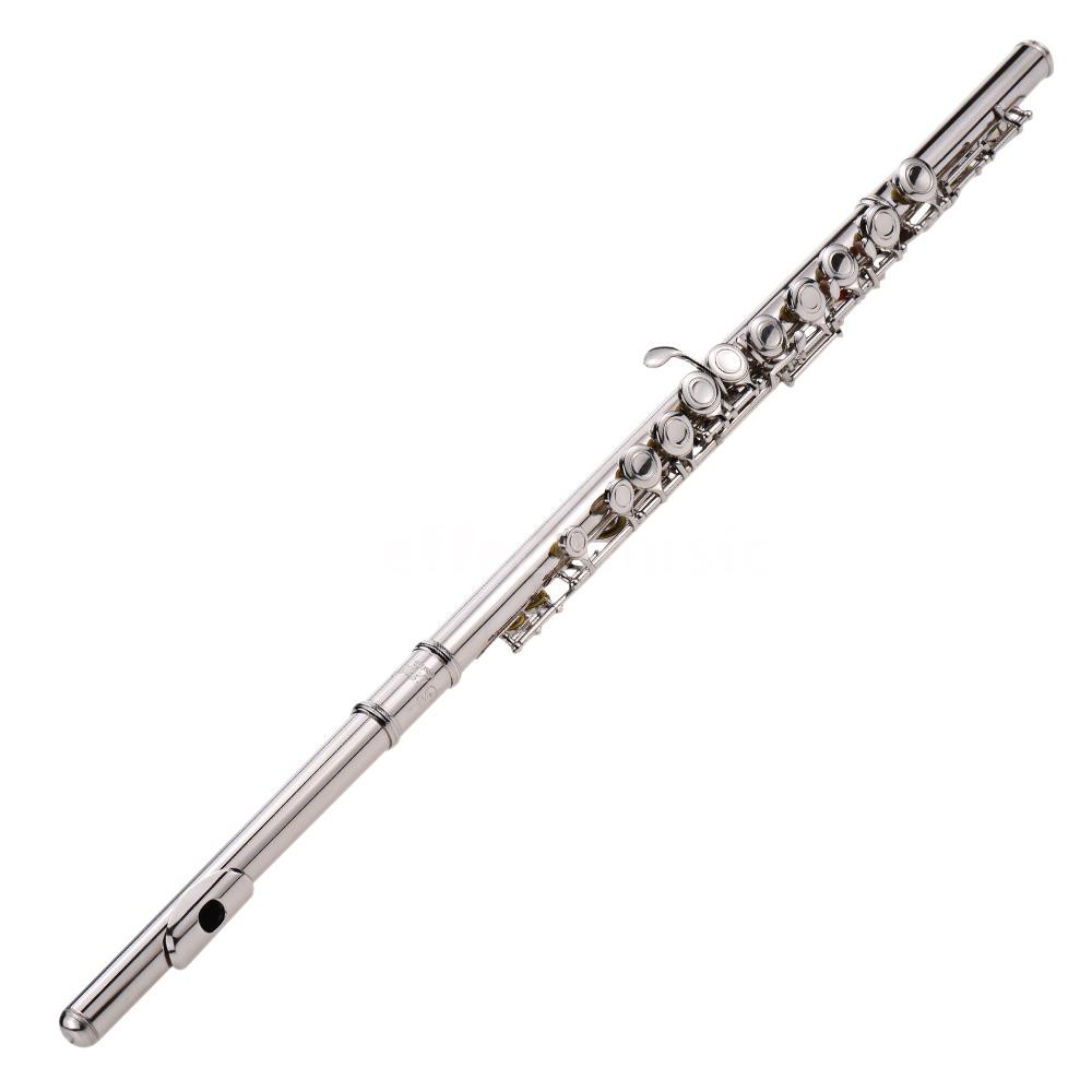 western-concert-flute-silver-plated-16-holes-c-key-cupronickel-woodwind-instrume