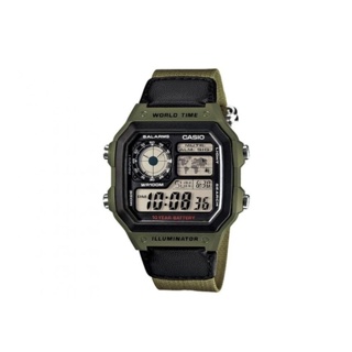 CASIO นาฬิกาข้อมือ รุ่น AE-1200WHB-3BVDF - Green