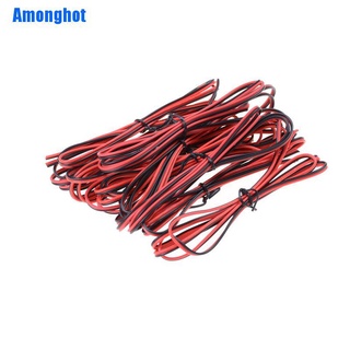 (Amonghot) สายเคเบิ้ล PVC 22 Awg 22awg 2 Pin สีแดง สีดํา 2 เมตร Diy
