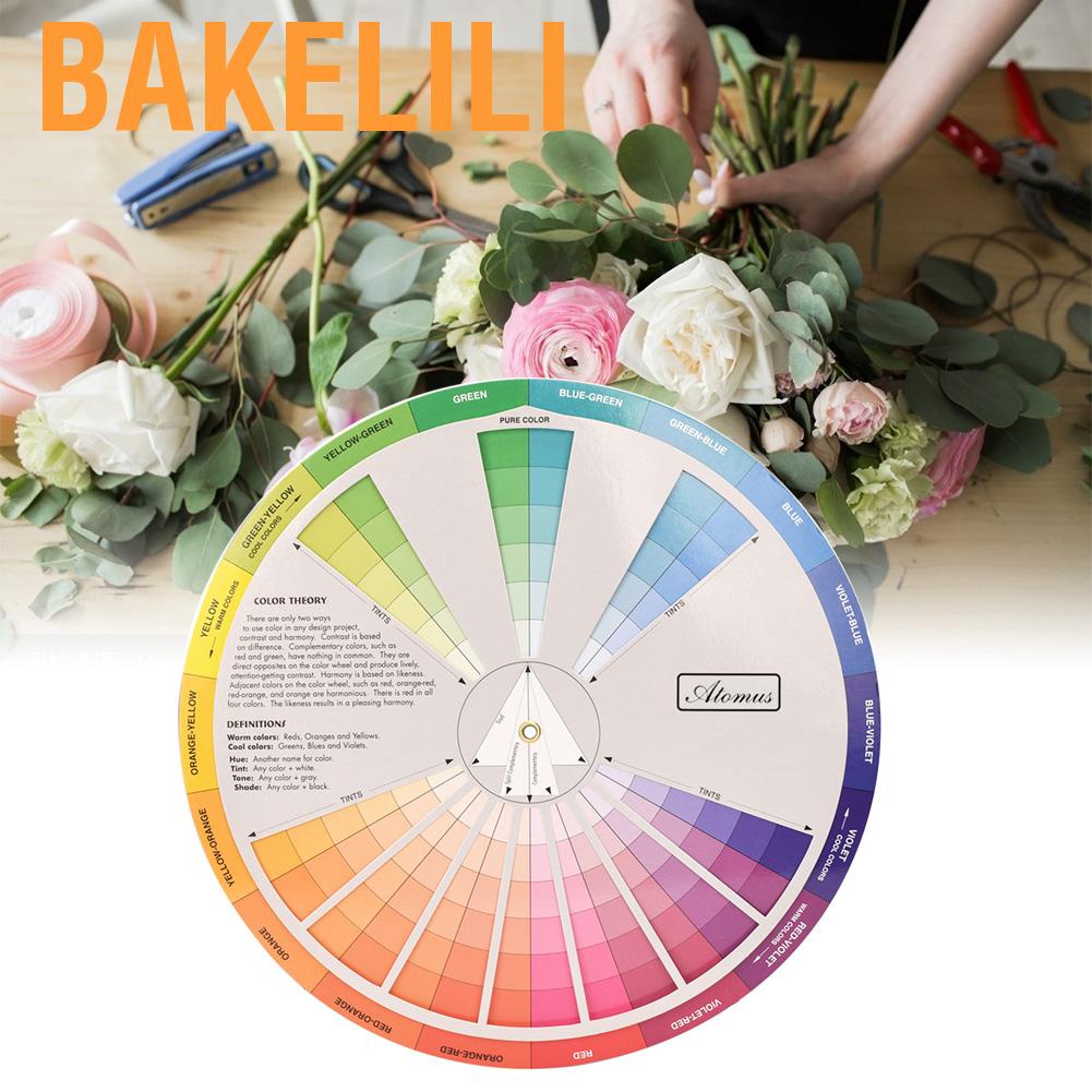 bakelili-professional-paper-color-wheel-mix-guide-round-tattoo-nail-pigment-card-chart