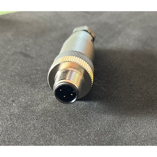 Connector M12 : 3 poles male M12 cable connector IP67