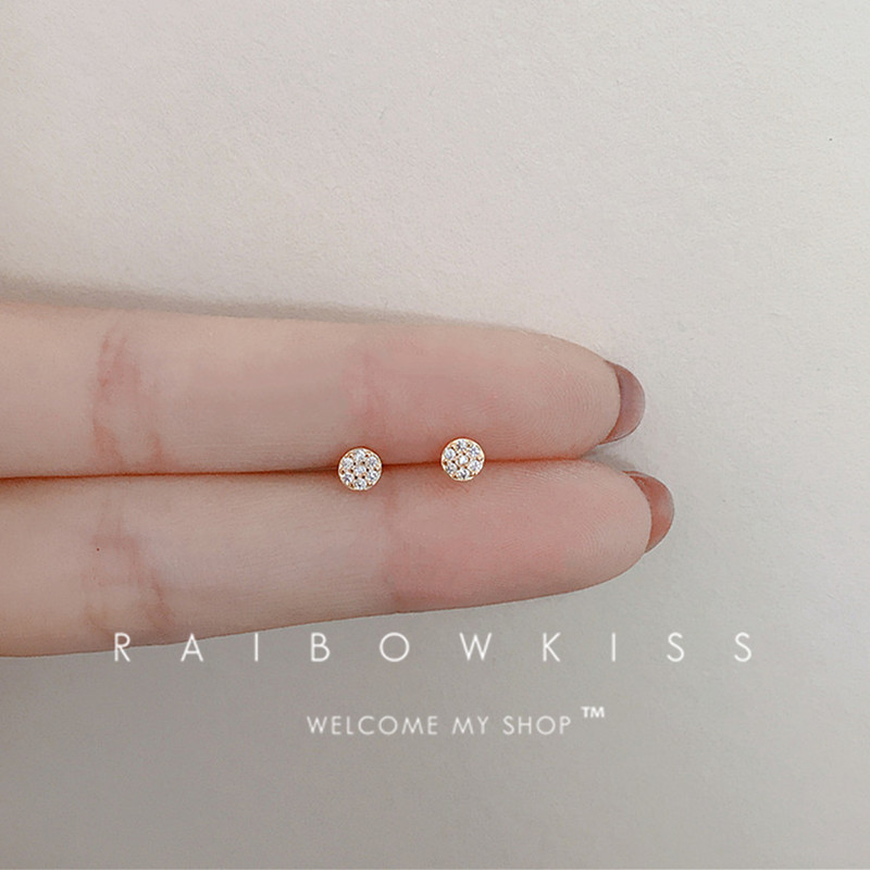 s925-sterling-silver-14k-love-earrings-simple-and-cute-earrings-student-female-jewelry-gift