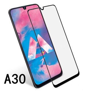 F ฟิล์มกระจกเต็มจอ Samsung Galaxy A20 / A30 ฟิล์มกระจกนิรภัยเต็มจอ ฟิล์มซัมซุง ฟิล์มกระจกกันกระแทก (ส่งจากไทย)