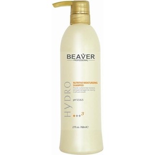 Beaver nutritive Moisturizing Shampoo +++ 3 , 768ml แชมพูที่ช่วยทำความสะอาดได้อย่างล้ำลึก เหมาะสำหรับผมที่แห้งเสีย แตกปล