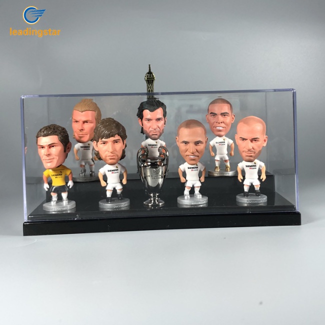 leadingstar-ตุ๊กตาฟิกเกอร์-real-madrid-club-beckham-ronaldo-pvc-ของเล่นสําหรับเด็ก