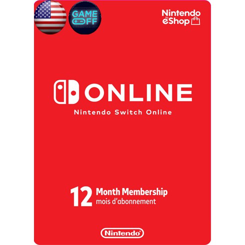 ราคาและรีวิวNintendo Switch Online Membership 12Month (Digital) USA
