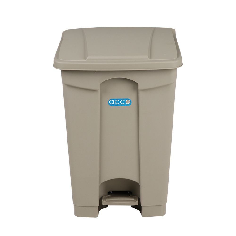 ถังขยะเหยียบเหลี่ยม-v018051-45-ลิตร-สีเทา-ถังขยะเป็นสิ่งจำเป็นสำหรับทุกบ้าน-เพื่อความสะอาดปลอดภัยจากเชื้อโรคจึงควรมีฝาปิ