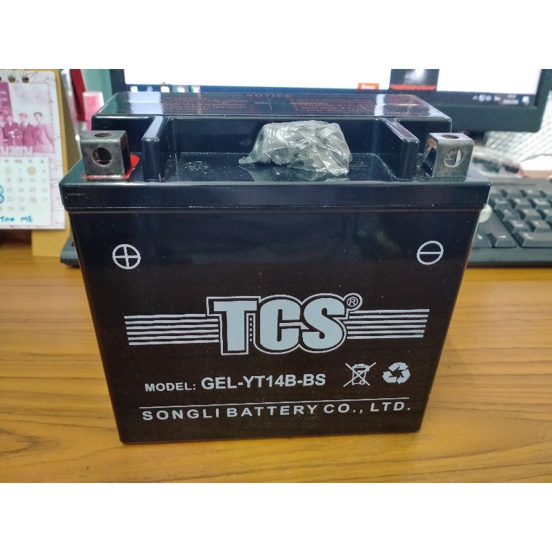 แบตเตอรี่มอเตอร์ไซค์-tcs-yt14-bs-ใช้กับรถรุ่น-f650gs-r1200gs-ducati-1098-cb750-gt250-zrx1100-ninja-zx-12r-zzr1200