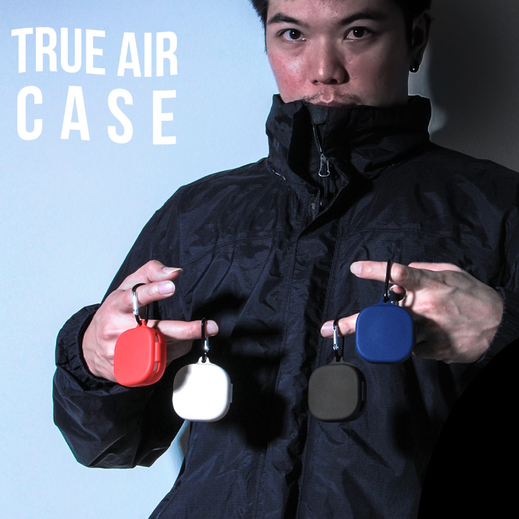 ภาพหน้าปกสินค้า(ฟรีสายคล้อง ) เคส Soundpeats trueair2 เคสซิลิโคน Trueair 2 silicone case สำหรับใส่ หูฟังบลูทูธ True air2 จากร้าน egadgetthailand.official บน Shopee