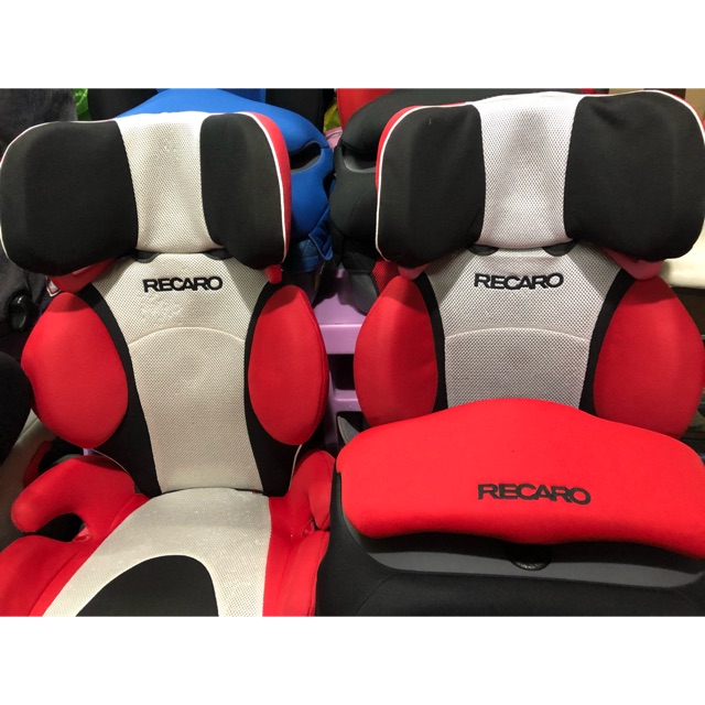 Recaro start r1 สีเทาแดง สภาพดี สีสด Booster seat Recaro | Shopee Thailand