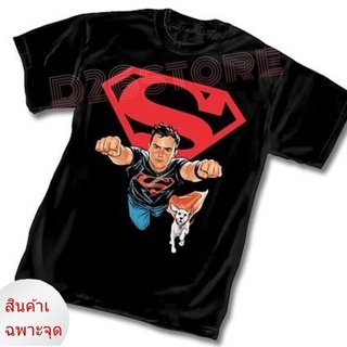 เสื้อยืด พิมพ์ลายการ์ตูน Superboy Conner Kent Krypto DC Titans series DC
