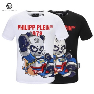 [S-5XL] 6586 PP เสื้อยืดแขนสั้น พิมพ์ลาย Pplein แฟชั่นสําหรับผู้ชาย