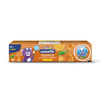 ภาพหน้าปกสินค้าKODOMO ยาสีฟันเด็ก โคโดโม สูตรอัลตร้า ชิลด์ ฟลูออไรด์ 1000 ppm ชนิดเจล กลิ่นส้ม 40 กรัม 1 หลอด LIONSOS ที่เกี่ยวข้อง