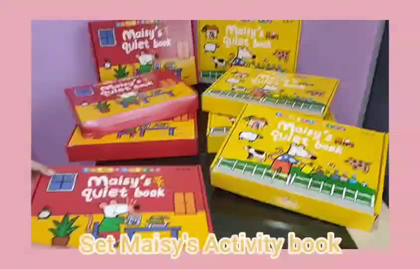 หนังสือ-eng-เสริมกล้ามเนื้อนิ้วมือ-set-maisy-activity-book-คำศัพท์-กิจวัตรสำหรับลูกน้อย-เพิ่มคลังคำศัพท์