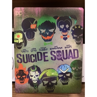 Blu-ray Steelbook แท้ เรื่อง Suicide Squad : 2d/3d มีเสียงไทย บรรยายไทย