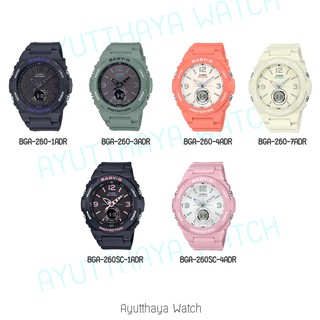 [ของแท้] Casio Baby-G นาฬิกาข้อมือ รุ่น BGA-260  ของแท้ รับประกันศูนย์ CMG 1 ปี