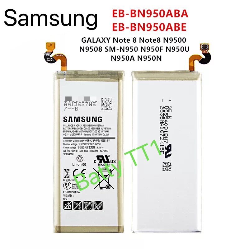 แบตเตอรี่-แท้-samsung-galaxy-note-8-eb-bn950aba-3300mah-ประกัน-3-เดือน