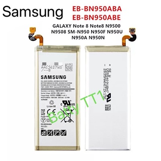 แบตเตอรี่ แท้ Samsung Galaxy Note 8 EB-BN950ABA 3300mAh ประกัน 3 เดือน