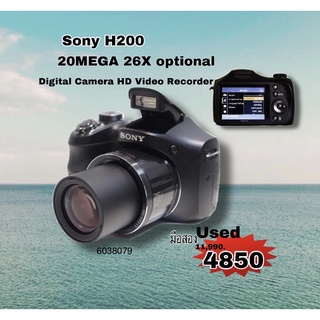 Sony H200 กล้องดิจิตอลมือ used 26X super zoom camera 20MEGA HD VIDEO RECORD. สุดคุ้ม มีประกัน 90days warranty