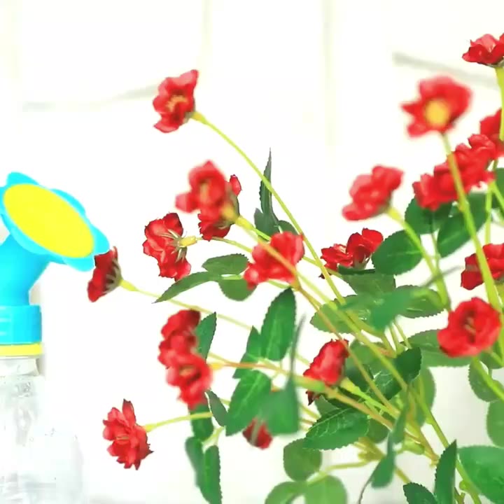 หัวบัวรดน้ำต้นไม้-ทรงดอกไม้จิ๋ว-สำหรับติดปากขวดน้ำ-nozzle-for-watering-flowers