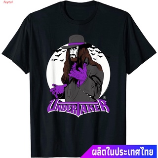 [S-5XL]feytui มวยปล้ำอาชีพ มวย มวยปล้ำลีก อเมริกา WWE Vintage Undertaker With Logo T-Shirt คอกลม แฟชั่น  ผ้าฝ้ายแท้ เสื้