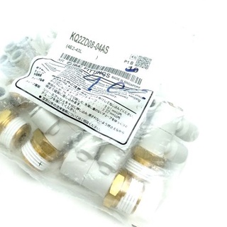 พร้อมส่ง,(A)Unused, KQ2ZD08-04AS FITTING ,ฟิตติ้ง สเปค 9 pcs/set ,SMC (66-002-375)