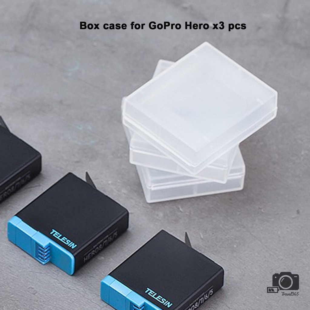 ภาพสินค้ากล่องแบตเตอร์รี่กล้อง Protective Battery Box Storage Case GoPro Hero 5 6 7 8 9 10 11 DJI จากร้าน travel365 บน Shopee ภาพที่ 4