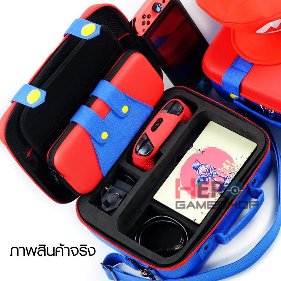 ภาพหน้าปกสินค้ากระเป๋า Nintendo Switch Mario Suitcase Ver.2023 ซื้อ1แถม2 จากร้าน zetrider บน Shopee