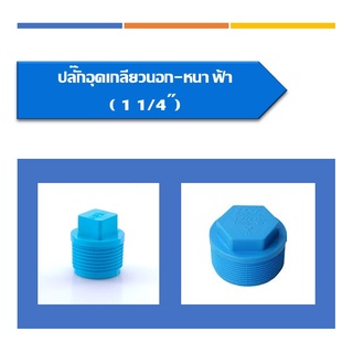 ปลั๊กอุดเกลียวนอก(หนา)ขนาด1.1/4"-2"