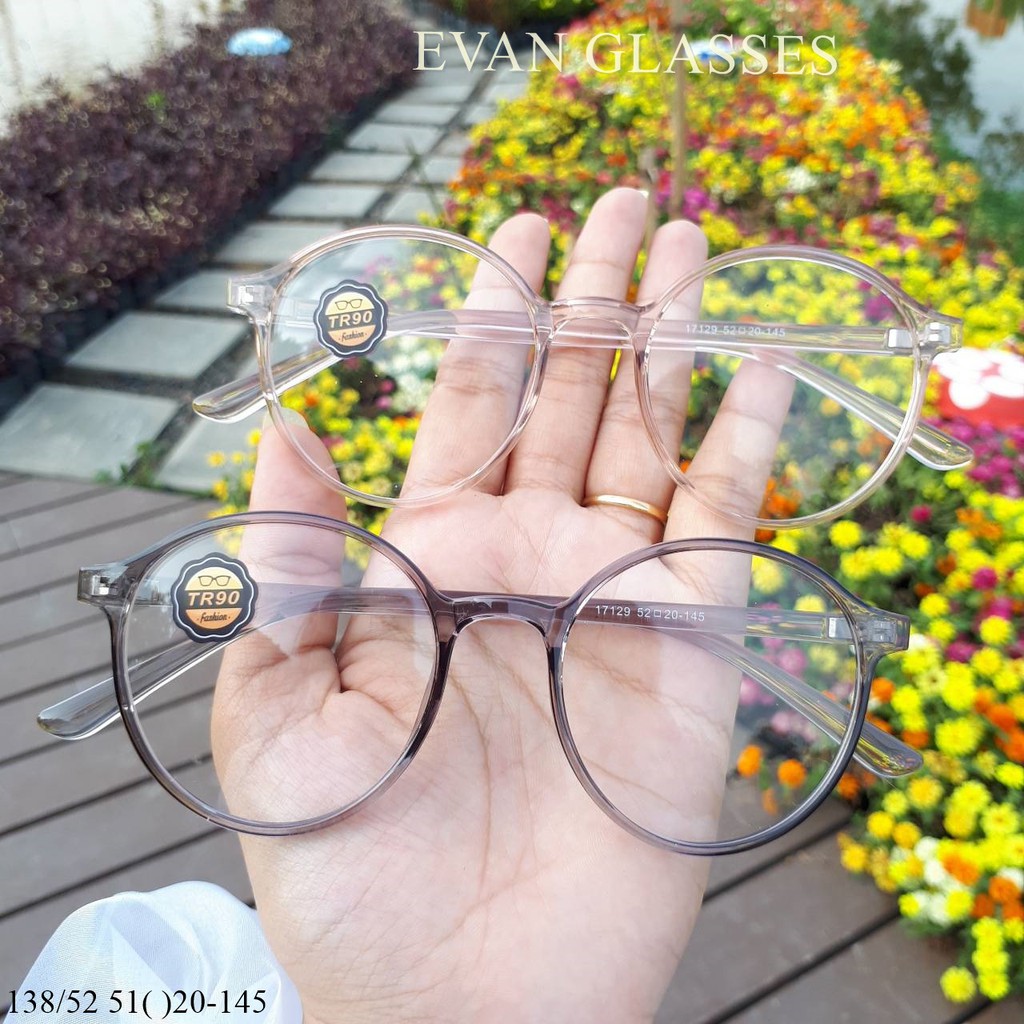 กรอบแว่นtr90-รุ่น-17129-น้ำหนักเบา-ยืดหยุ่น-ขางอได้-นำไปตัดเลนส์ได้จ้า-วัสดุtr90
